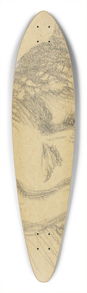 Venny Soldan-Brofeldt - Antti, Hand Against Cheek 39.3 inch art pintail longboard deck