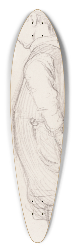 Venny Soldan-Brofeldt - Boy Standing with Cap on His Head 39.3 inch art pintail longboard deck