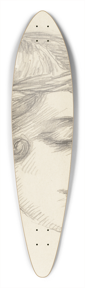 Venny Soldan-Brofeldt - Maggie Gripenberg.. 39.3 inch art pintail longboard deck