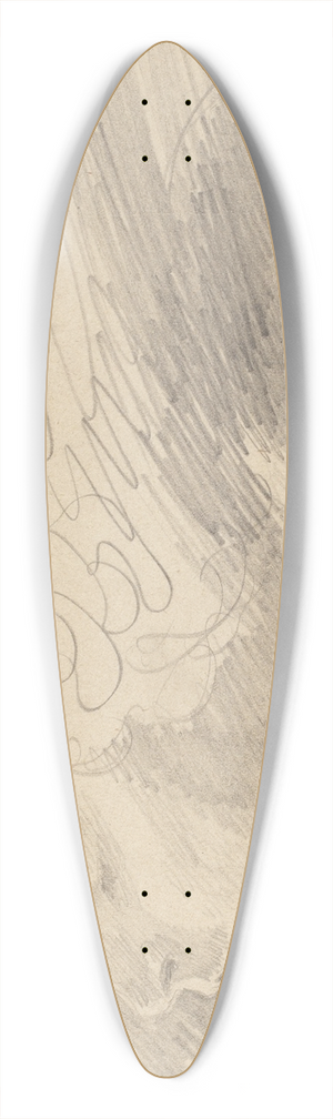 Venny Soldan-Brofeldt - Maggie Gripenberg. 39.3 inch art pintail longboard deck