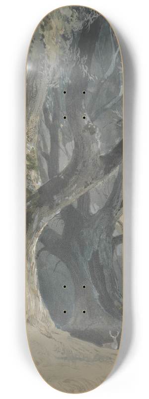 David Roberts - Trees in Northwick Park 8.25 inch art skate deck