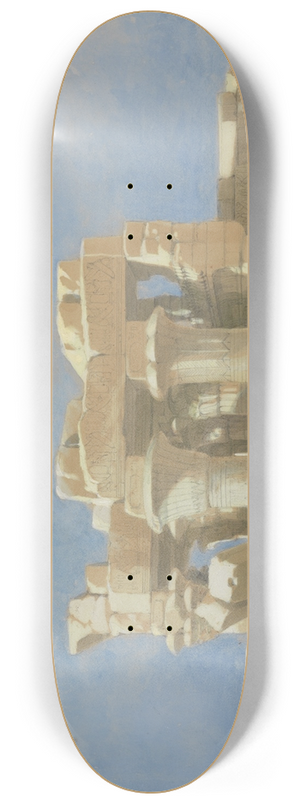 David Roberts - View of Kom Ombo 8.25 inch art skate deck
