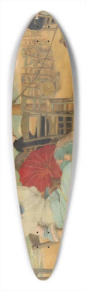 Vicente Palmaroli y Gonzlez - On the Promemade 39.3 inch art pintail longboard deck