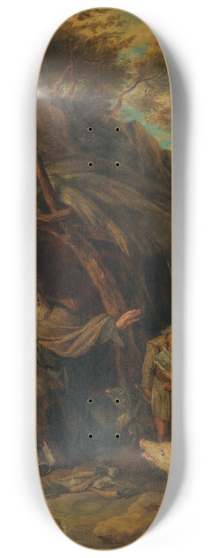 David Ryckaert III - The Temptation of Saint Anthony 8.25 inch art skate deck