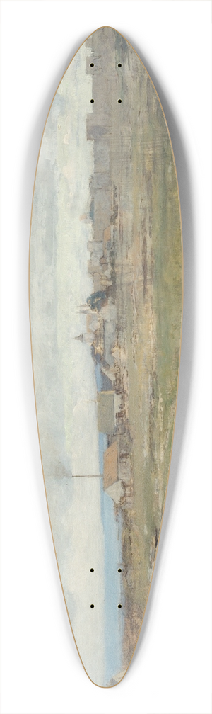 Victor Forssell - Utsikt mot Visby ringmur 39.3 inch art pintail longboard deck