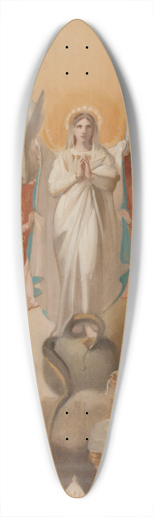 Victor-Louis Mottez - LImmacule Conception prdite par le prophte Isae 39.3 inch art pintail longboard deck