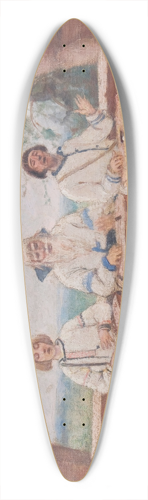 Victor Mikhailovich Vasnetsov - Guslyary 39.3 inch art pintail longboard deck