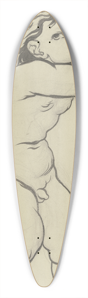 Victor Mller - Nach rechts schreitender Putto, den rechten Arm erhoben 39.3 inch art pintail longboard deck