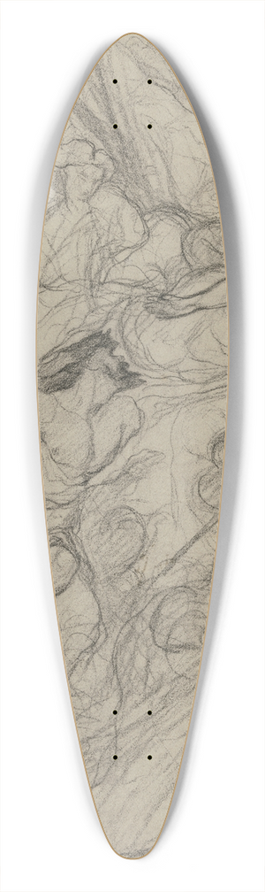Victor Mller - Odyssseus and the Sirens, 39.3 inch art pintail longboard deck