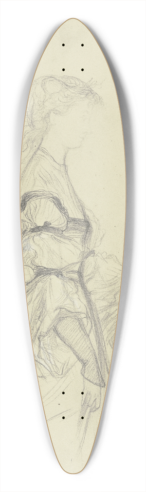 Victor Mller - Schneewittchen nach rechts, das Kleid leicht raffend 39.3 inch art pintail longboard deck