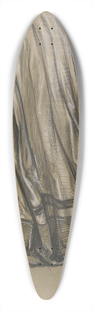 Victor Mller - Skirt of a standing woman 39.3 inch art pintail longboard deck