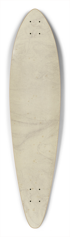 Victor Mller - Szene im Wald, links eine Gruppe klagender Frauen, rechts zwei Greise und zwei weitere Gestalten 39.3 inch art pintail longboard deck