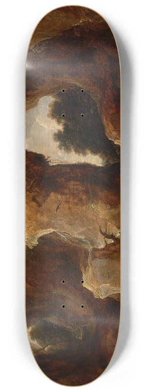 David Teniers The Younger - A grotto with figures, a stag and stork 8.25 inch art skate deck David Teniers The Younger - A grotto with figures, a stag and stork 8.25 inch art skate deck