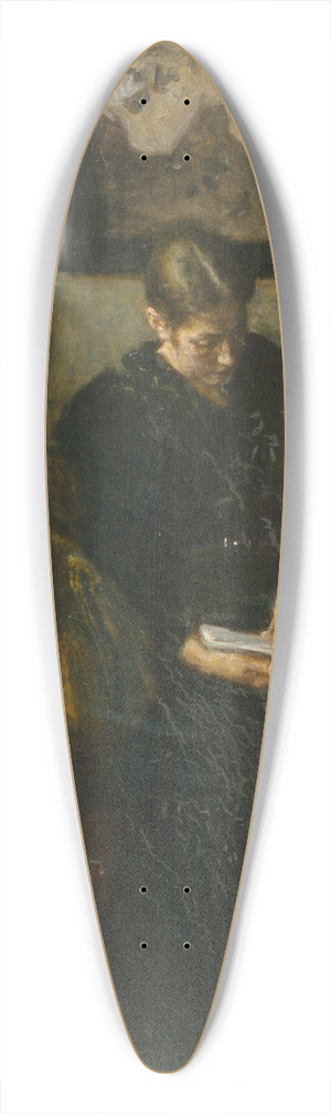 Viggo Johansen - Moder skal lse Kunstnerens hustru og barn 39.3 inch art pintail longboard deck