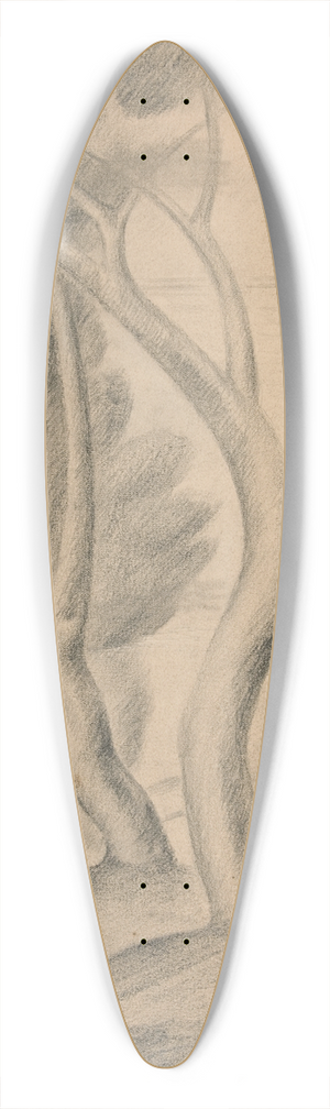 Viking Eggeling - Landscape 39.3 inch art pintail longboard deck