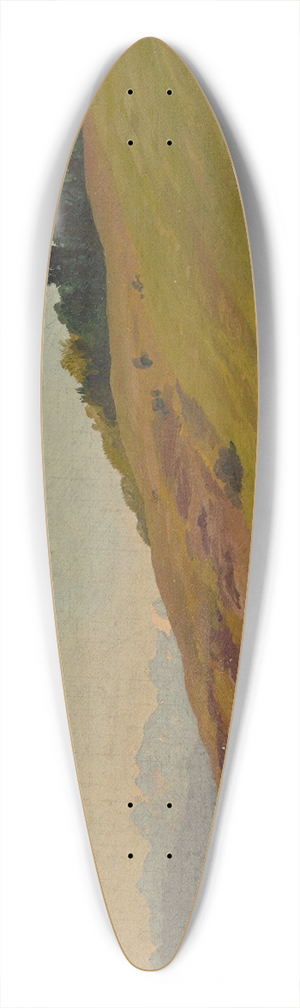 Viktor Paul Mohn - Voralpenlandschaft 39.3 inch art pintail longboard deck