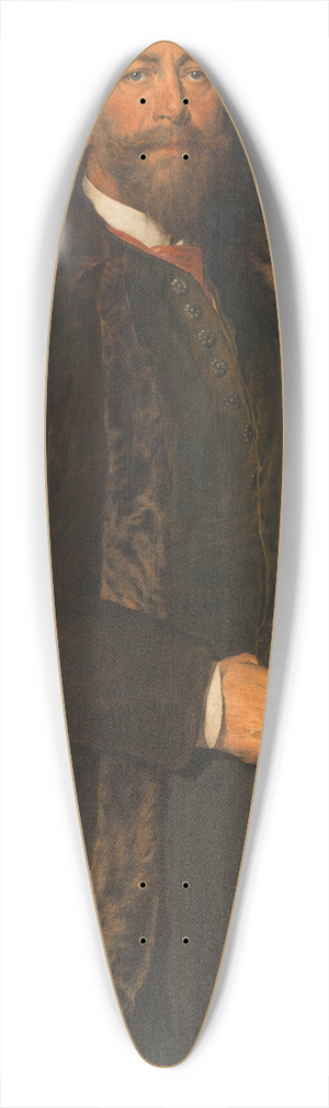 Viktor Stauffer - Graf Hans Wilczek 39.3 inch art pintail longboard deck
