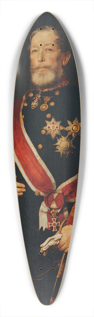 Viktor Stauffer - Julius Graf von Falkenhayn 39.3 inch art pintail longboard deck