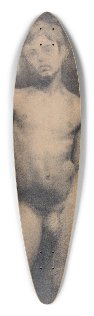Vilhelm Hammershi - Stende ngen dreng. Modelstudie 39.3 inch art pintail longboard deck