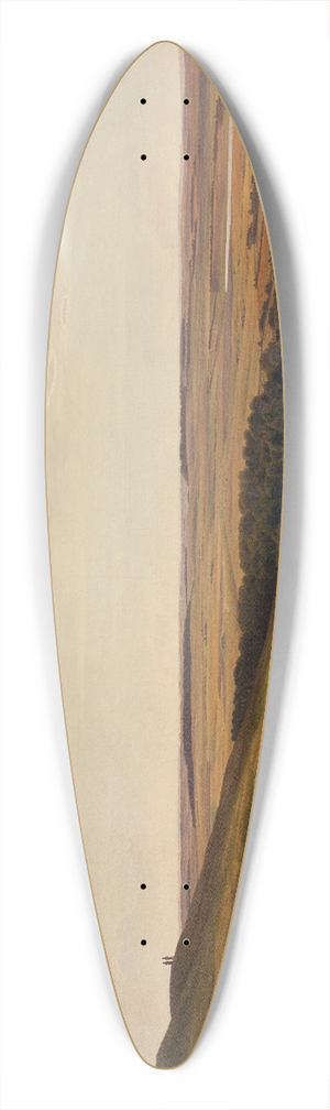 Vilhelm Kyhn - Bjerglide i nrheden af Horsens. Eftermiddag 39.3 inch art pintail longboard deck