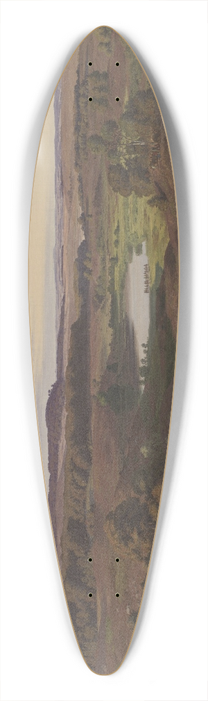 Vilhelm Kyhn - Landscape in the North of Zealand. Afternoon 39.3 inch art pintail longboard deck