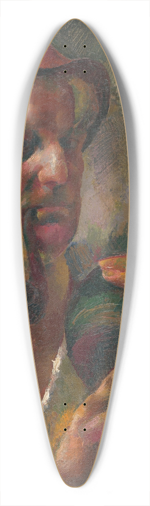 Vilmos Aba-Novk - Autoportrt 39.3 inch art pintail longboard deck