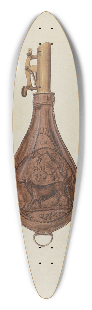 Vincent Murphy - Powder Horn 39.3 inch art pintail longboard deck