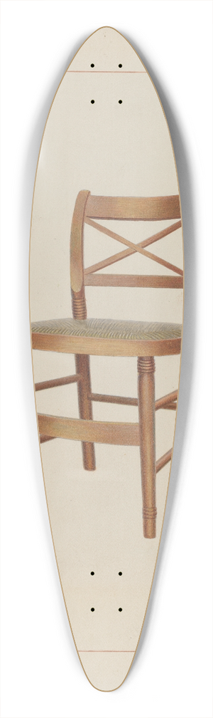 Vincent P. Rosel - Rush Bottom Chair 39.3 inch art pintail longboard deck