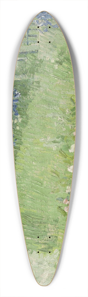 Vincent van Gogh - Daubignys garden 39.3 inch art pintail longboard deck