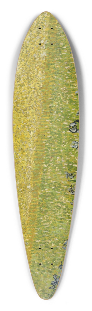 Vincent van Gogh - Field with flowers near Arles 39.3 inch art pintail longboard deck