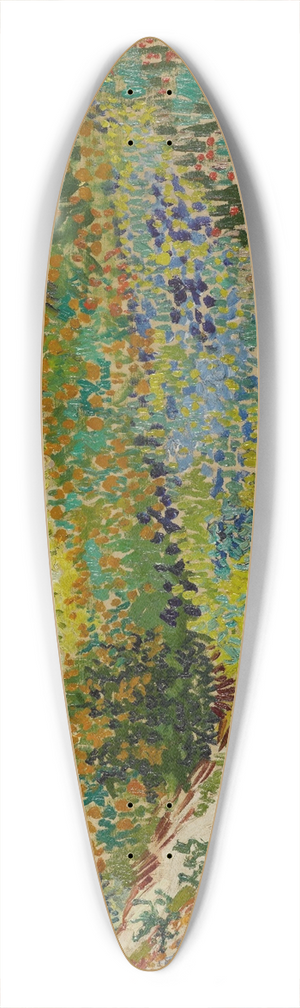 Vincent van Gogh - Garden at Arles 39.3 inch art pintail longboard deck