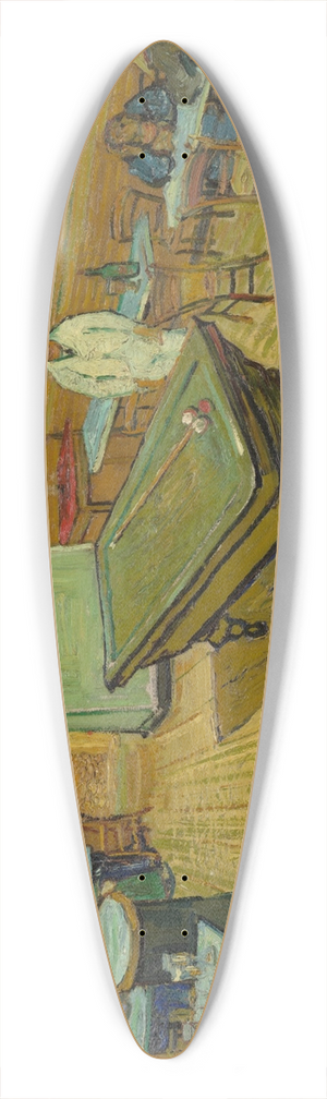 Vincent van Gogh - Le caf de nuit (The NightCaf) 39.3 inch art pintail longboard deck