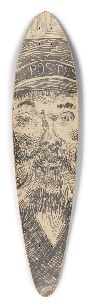 Vincent van Gogh - Portrait of Joseph Roulin 39.3 inch art pintail longboard deck