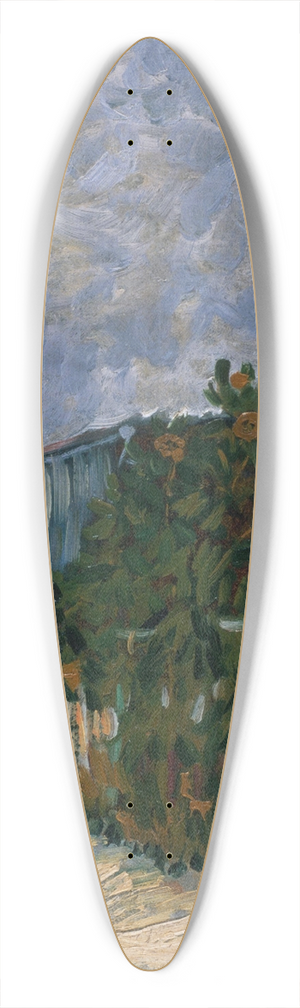 Vincent van Gogh - Shelter on Montmartre 39.3 inch art pintail longboard deck