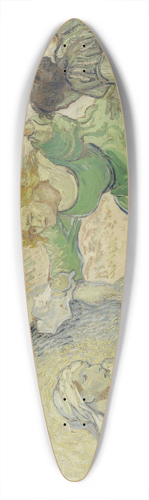 Vincent van Gogh - The raising of Lazarus (after Rembrandt) 39.3 inch art pintail longboard deck