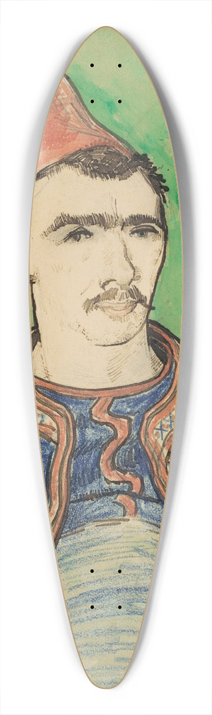 Vincent van Gogh - The Zouave 39.3 inch art pintail longboard deck