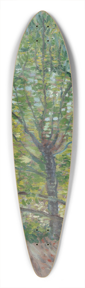 Vincent van Gogh - Trees 39.3 inch art pintail longboard deck