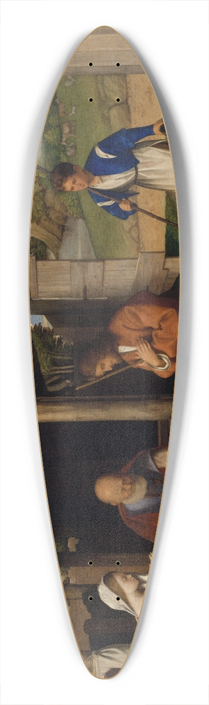 Vincenzo Catena - The Adoration of the Shepherds 39.3 inch art pintail longboard deck Vincenzo Catena - The Adoration of the Shepherds 39.3 inch art pintail longboard deck