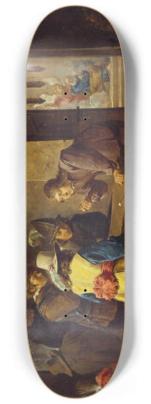 David Teniers The Younger - The Deliverance of Saint Peter 8.25 inch art skate deck