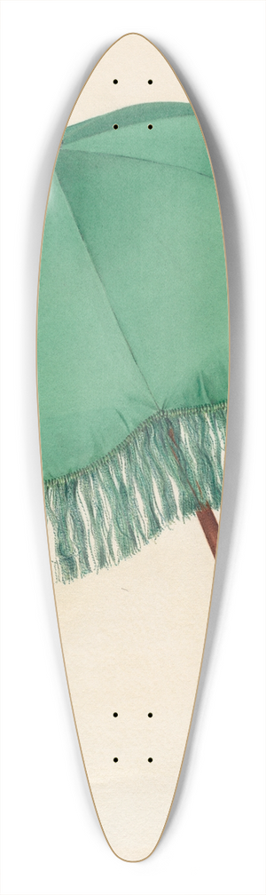 Virginia Berge - Parasol 39.3 inch art pintail longboard deck