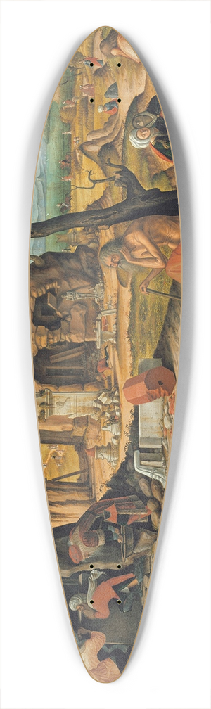Vittore Carpaccio - Preparation of Christs Tomb 39.3 inch art pintail longboard deck
