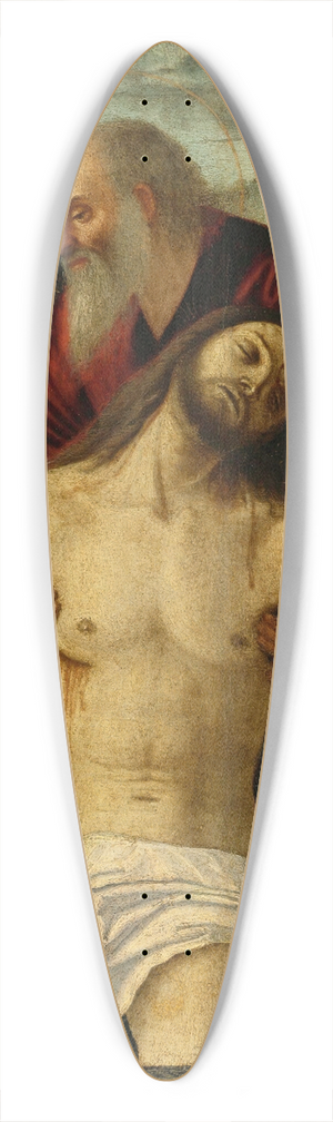 Vittore Carpaccio - The Lamentation, With The Madonna And Saints Joseph Of Arimathea And John The Evangelist 39.3 inch art pintail longboard deck Vittore Carpaccio - The Lamentation, With The Madonna And Saints Joseph Of Arimathea And John The Evangelist 39.3 inch art pintail longboard deck