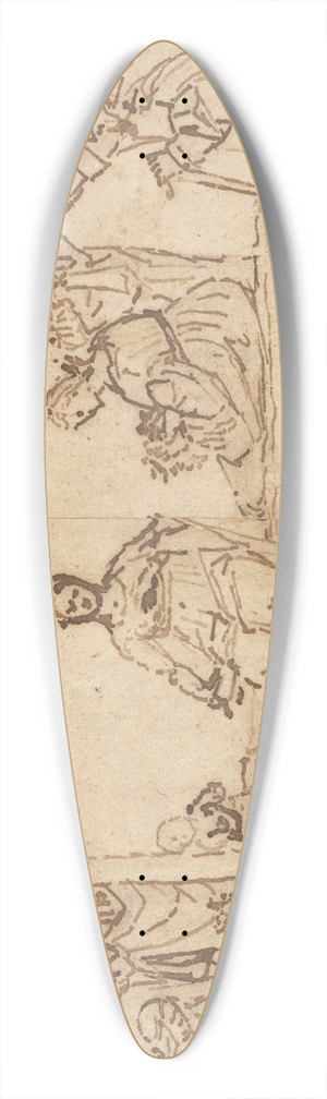 Vittore Carpaccio - The Madonna and Child with Saints in a Landscape (Sacra Conversazione) 39.3 inch art pintail longboard deck Vittore Carpaccio - The Madonna and Child with Saints in a Landscape (Sacra Conversazione) 39.3 inch art pintail longboard deck