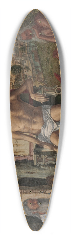 Vittore Carpaccio - The Meditation on the Passion 39.3 inch art pintail longboard deck