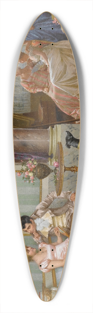 Vittorio Reggianini - Admiration 39.3 inch art pintail longboard deck