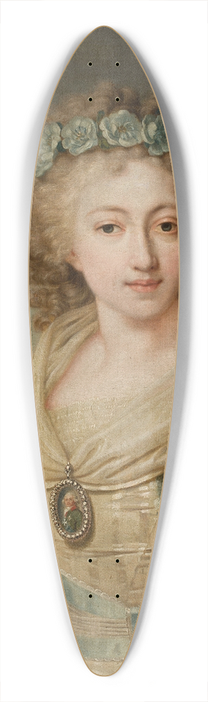 Vladimir Borovikovsky - Portrait of Paul Is daughter  Helena 39.3 inch art pintail longboard deck