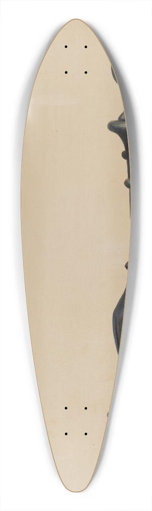 V.L. Vance - Cast Iron Hitching Post 39.3 inch art pintail longboard deck