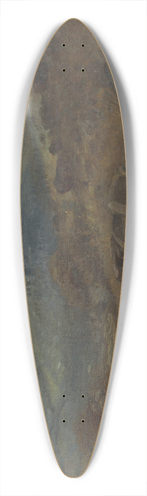Vojtech Angyal - Landscape around Kremnica 39.3 inch art pintail longboard deck