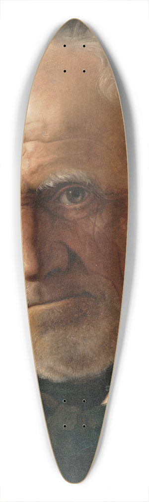 Vojtech Klimkovi - Head of an Elderly Man 39.3 inch art pintail longboard deck