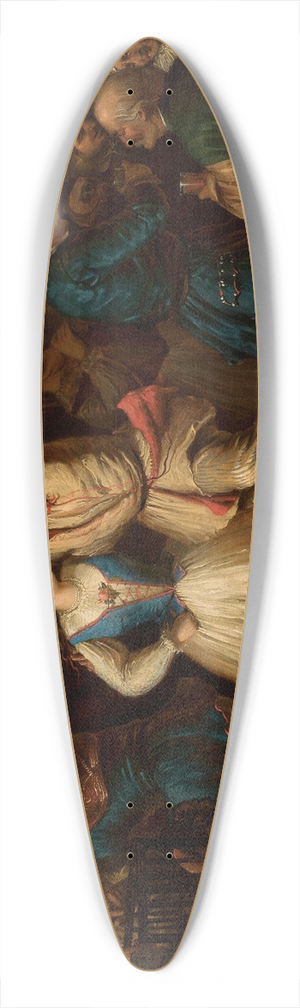Wadysaw Bakaowicz - Krakw region folk dance in a tavern 39.3 inch art pintail longboard deck